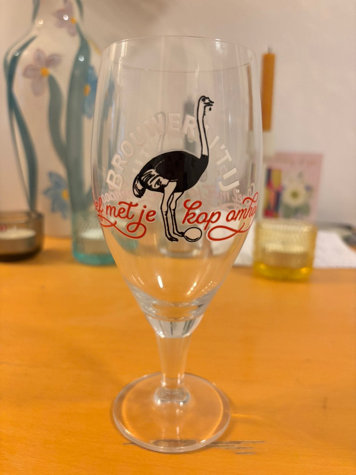 Brouwerij ‘t IJ bierglas 40cc, Ophalen of Verzenden, Nieuw, Bierglas