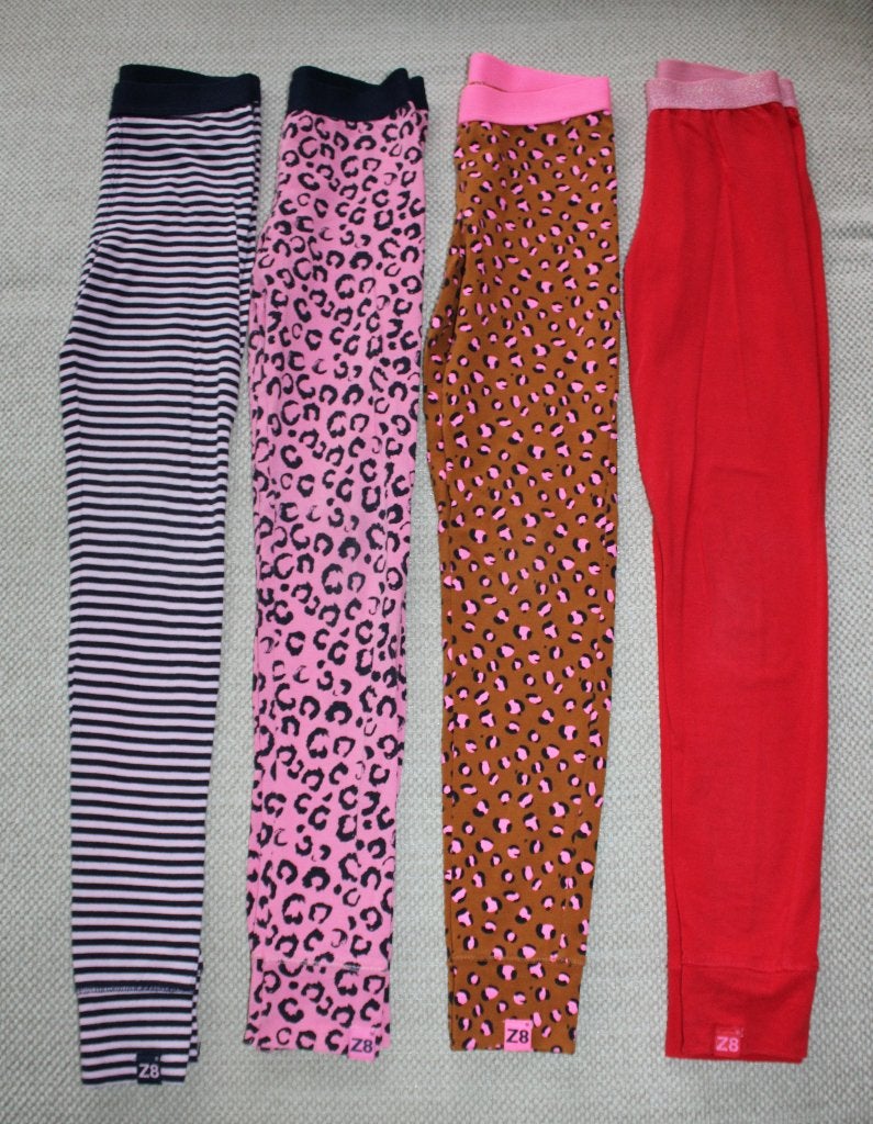 4 leggings van Z8 140, Kinderen en Baby's, Kinderkleding | Maat 140, Broek, Gebruikt, Meisje, Z8