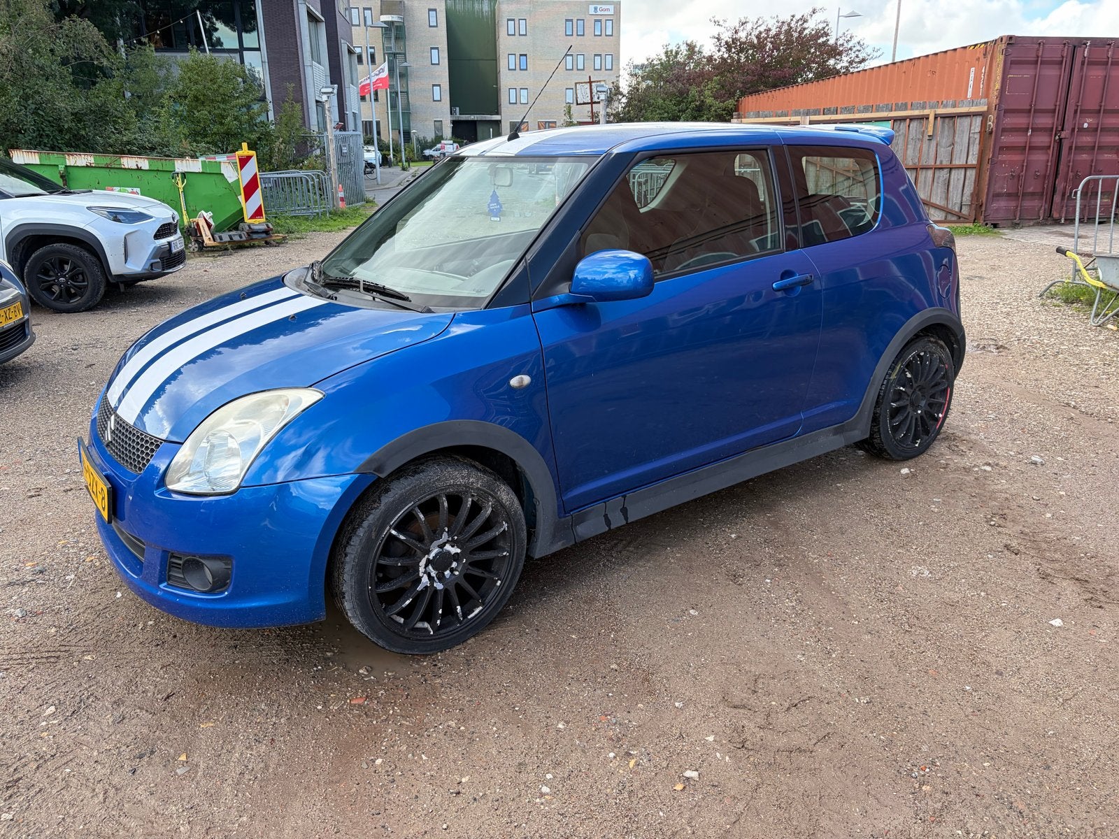 Suzuki Swift 1.3 3D 2009 Blauw, Auto's, 31 €/maand, Swift, Origineel Nederlands, Handgeschakeld