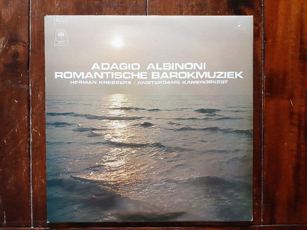 LP Herman Krebbers+Amsterdams kamerorkest Romantische barok, LP, Ophalen of Verzenden, 12 inch, Inclusief binnenhoes