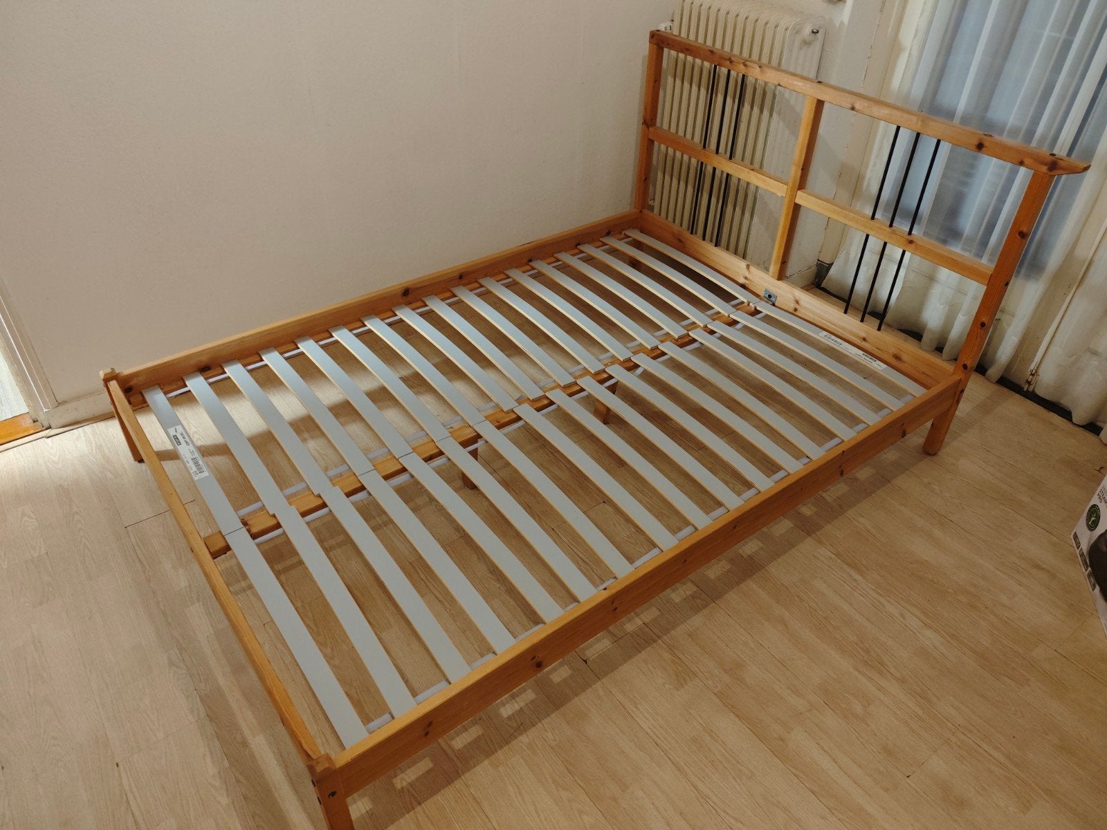 IKEA bedframe met lattenbodem 140x200cm, Ophalen, Gebruikt, Tweepersoons, 140 cm