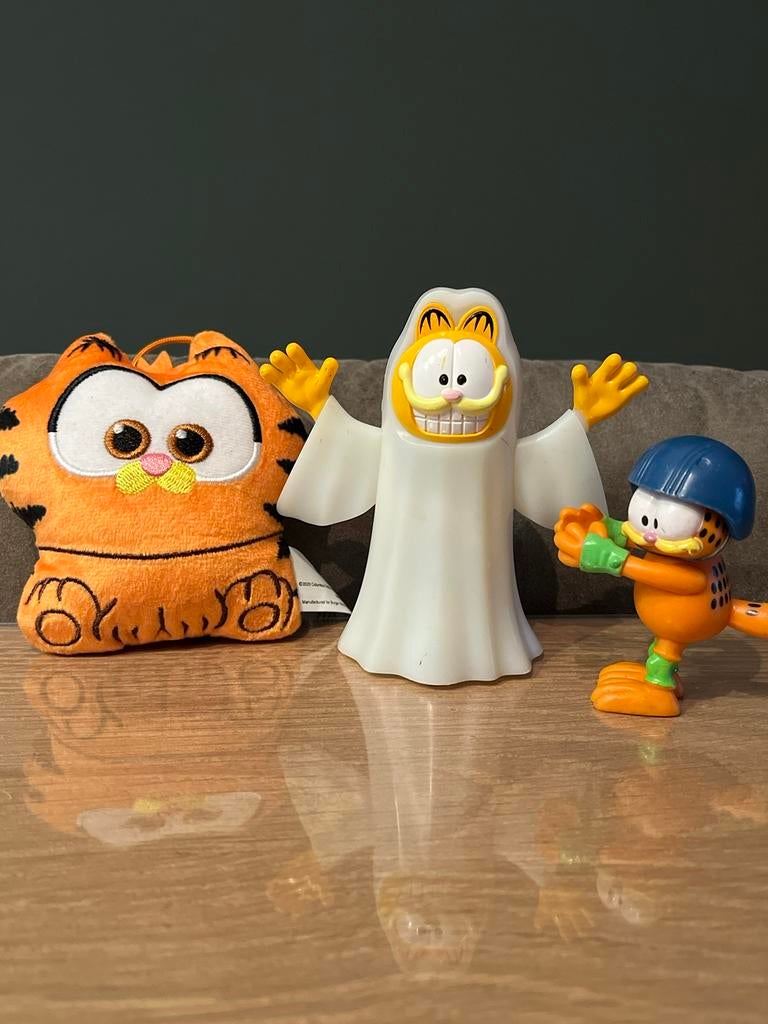 Leuke Garfield poppetjes en knuffeltje, Ophalen of Verzenden