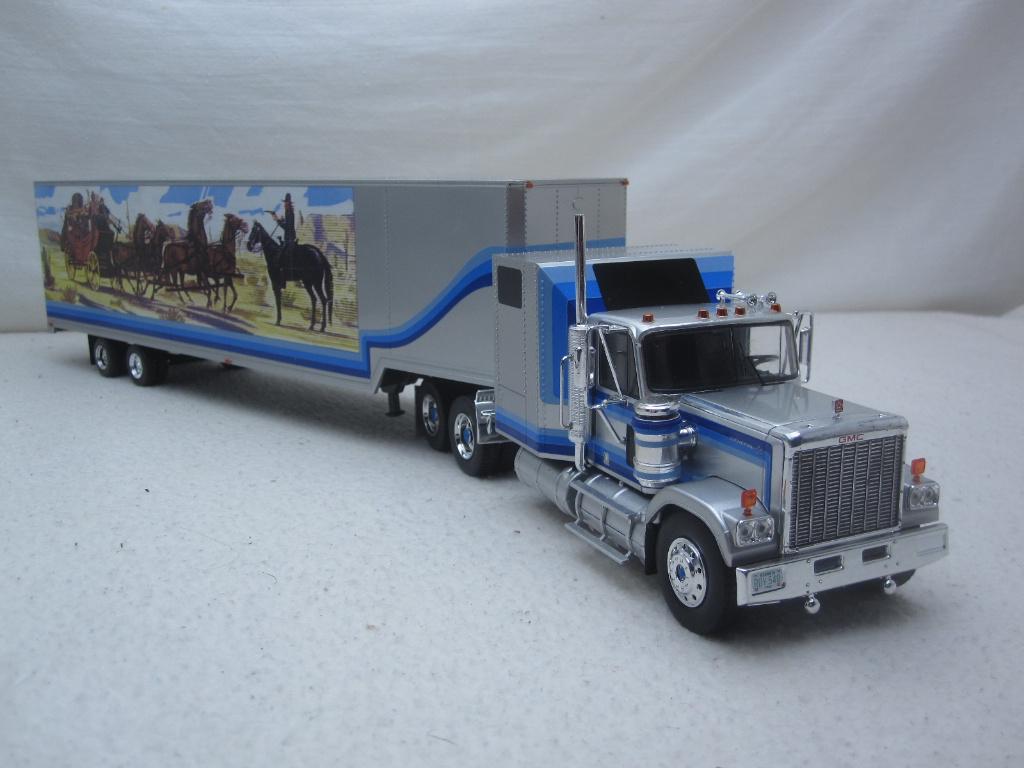 GMC General trekker / oplegger 1980 1:43 IXO, Ophalen of Verzenden, Nieuw, Auto, Overige merken