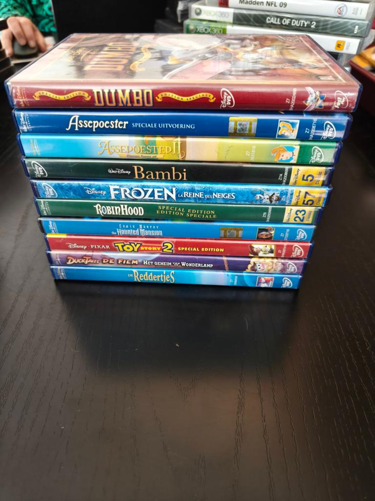 Disney DVD collectie €7,50 voor de set, Cd's en Dvd's, Avontuur, Gebruikt, Alle leeftijden, Boxset