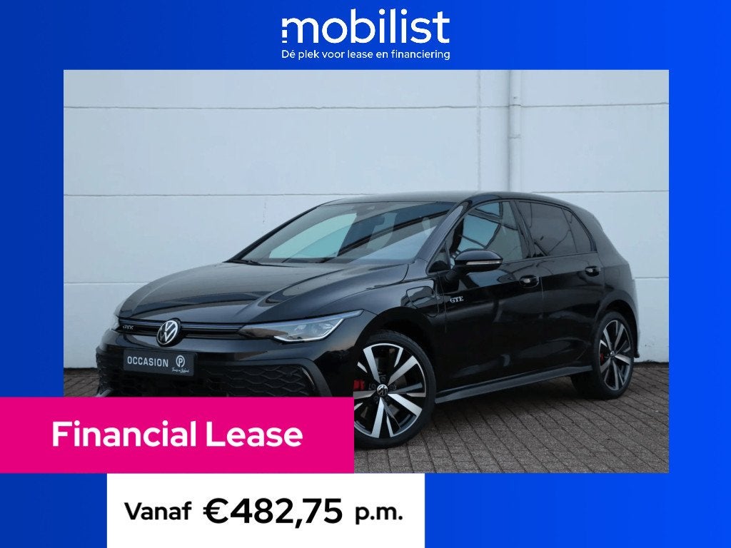 Volkswagen Golf 1.5 eHybrid GTE 272pk DSG6 (bj 2025), 4 cilinders, 250 km/l, Zwart, Plug-in hybride