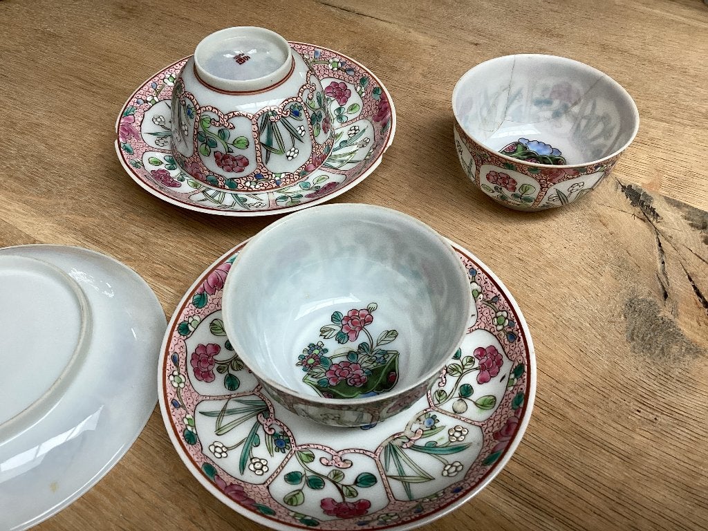 Chinese kopjes antiek, Antiek en Kunst, Ophalen of Verzenden