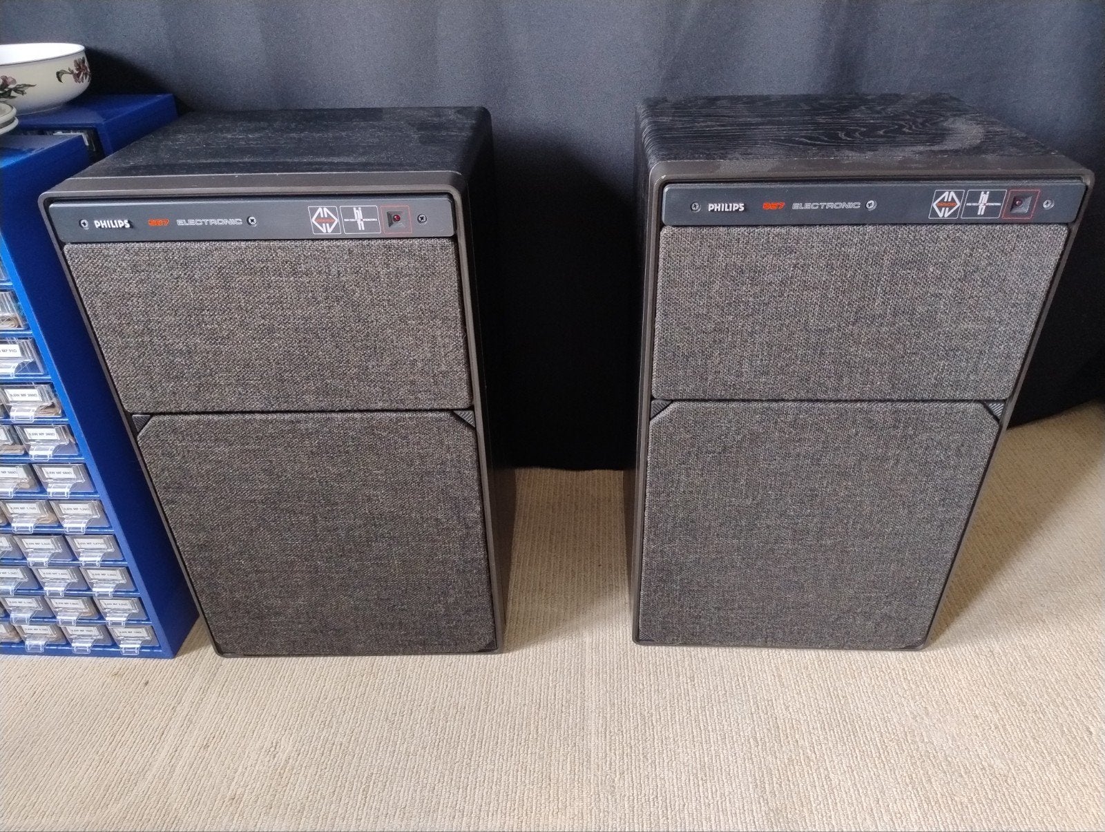 Philips MFB 567 boxen luidsprekerpaar loop of sloop
