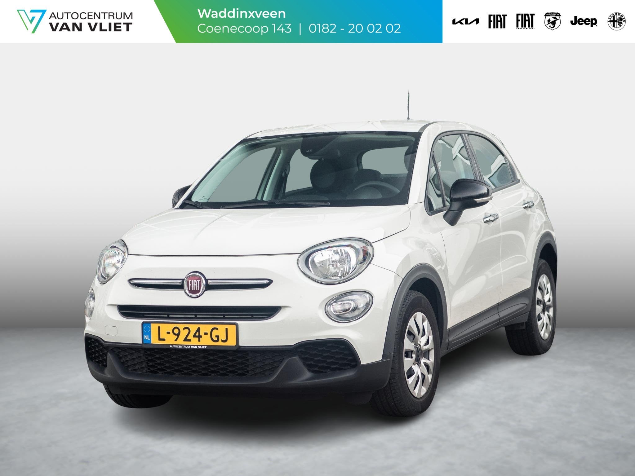 Fiat 500X 1.0 FireFly Turbo 120pk Cult, Auto's, Stof, Met garantie (alle), 500X, Wit