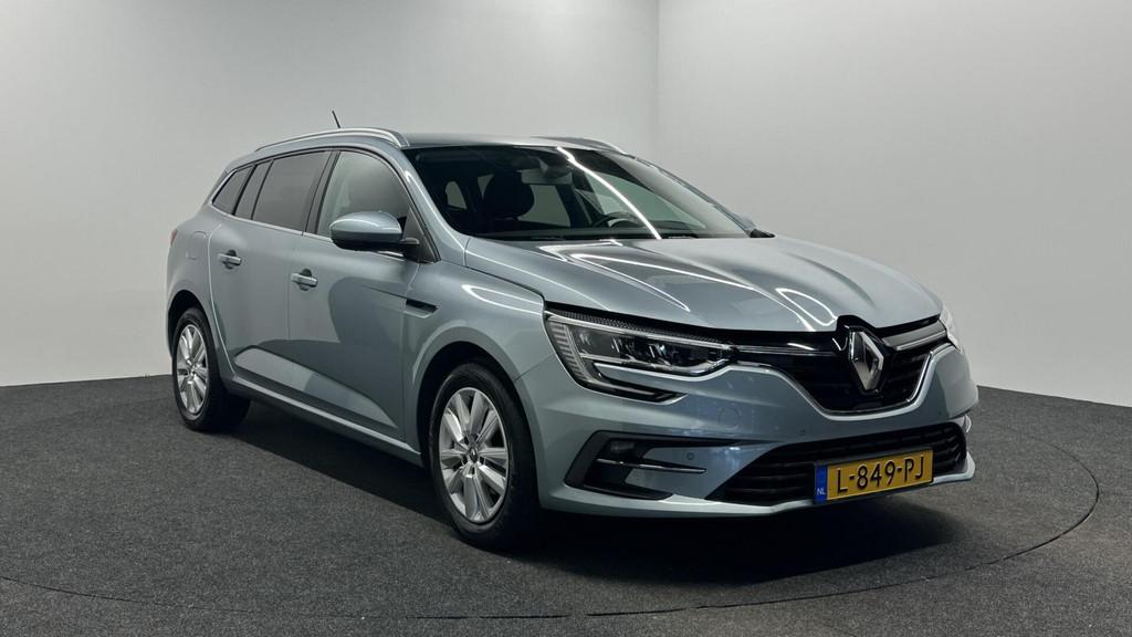 Renault Megane Estate 1.0 TCe Business Zen CARPLAY LM NAVI C, Stof, Gebruikt, Met garantie (alle), Origineel Nederlands