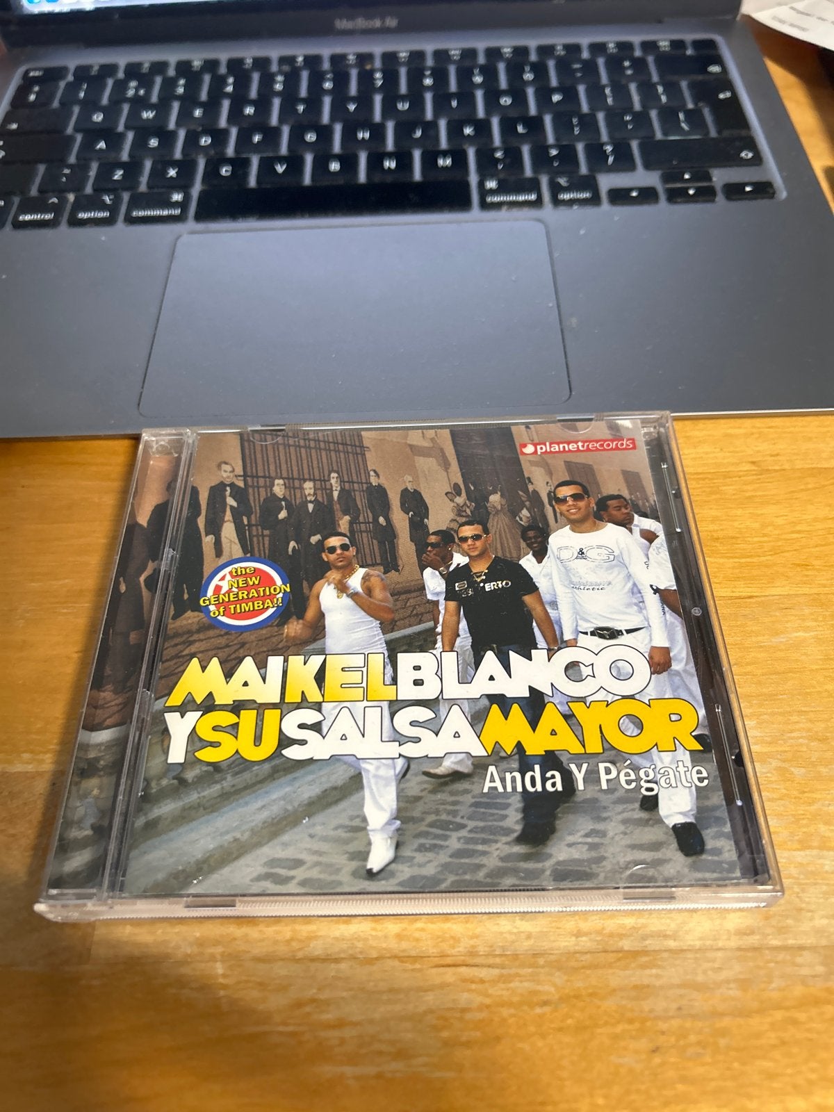 Maikel Blanco y Su Salsa Mayor - Anda Y Pégate CD, Ophalen of Verzenden, Zo goed als nieuw, Album, Inclusief boekje