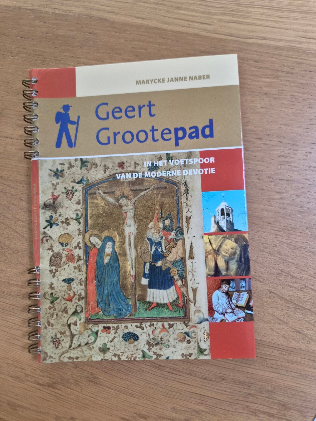 Het Geert Grootepad wandelroute van Deventer naar Zwolle., Ophalen of Verzenden, Benelux, Fiets- of Wandelgids, Overige merken