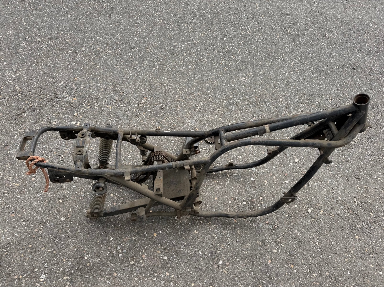 Kawasaki Z900 frame bouwjaar 1976, Ophalen