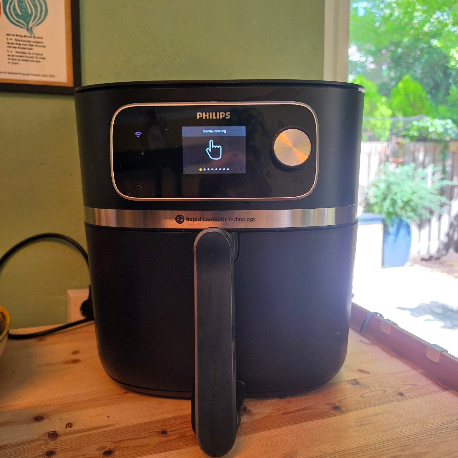 Philips Airfryer Combi XXL Connected HD9880/90, Ophalen, Zo goed als nieuw, Airfryer XXL, 1500 gram of meer