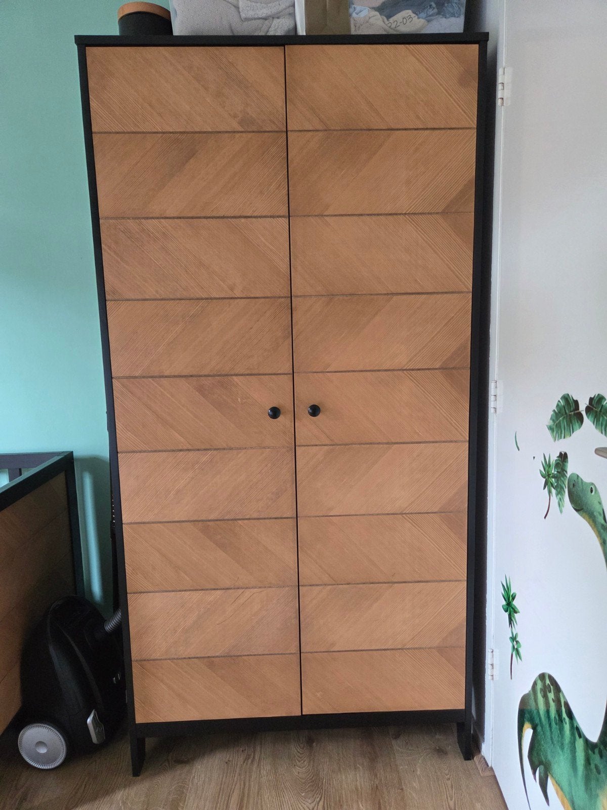Bopita 2-deurskast 190x95x55 met planken en hanggedeelte, Ophalen of Verzenden