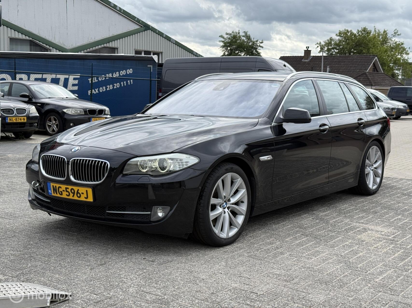 BMW 5-serie Touring 535xd High Executive, Auto's, Automaat, Euro 5, Gebruikt, Zwart