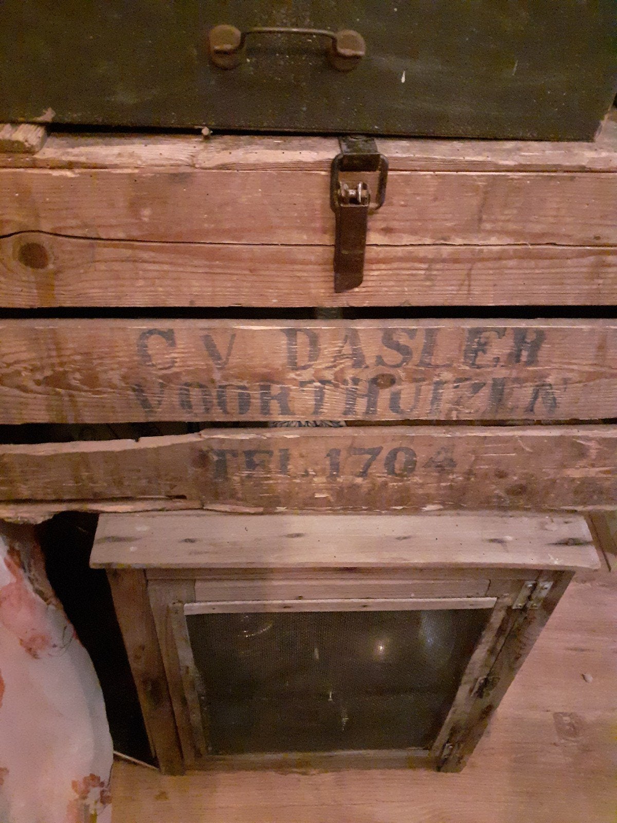 oude brocante eieren kist, Antiek en Kunst, Curiosa en Brocante, Ophalen of Verzenden