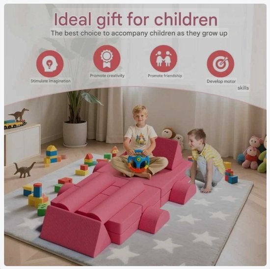 Kindermatras Sofa – Zitzak Kinderen – Speelbank – Speelmat, Corvance B.V., Verzenden, Nieuw, Corvancebol@gmail.com