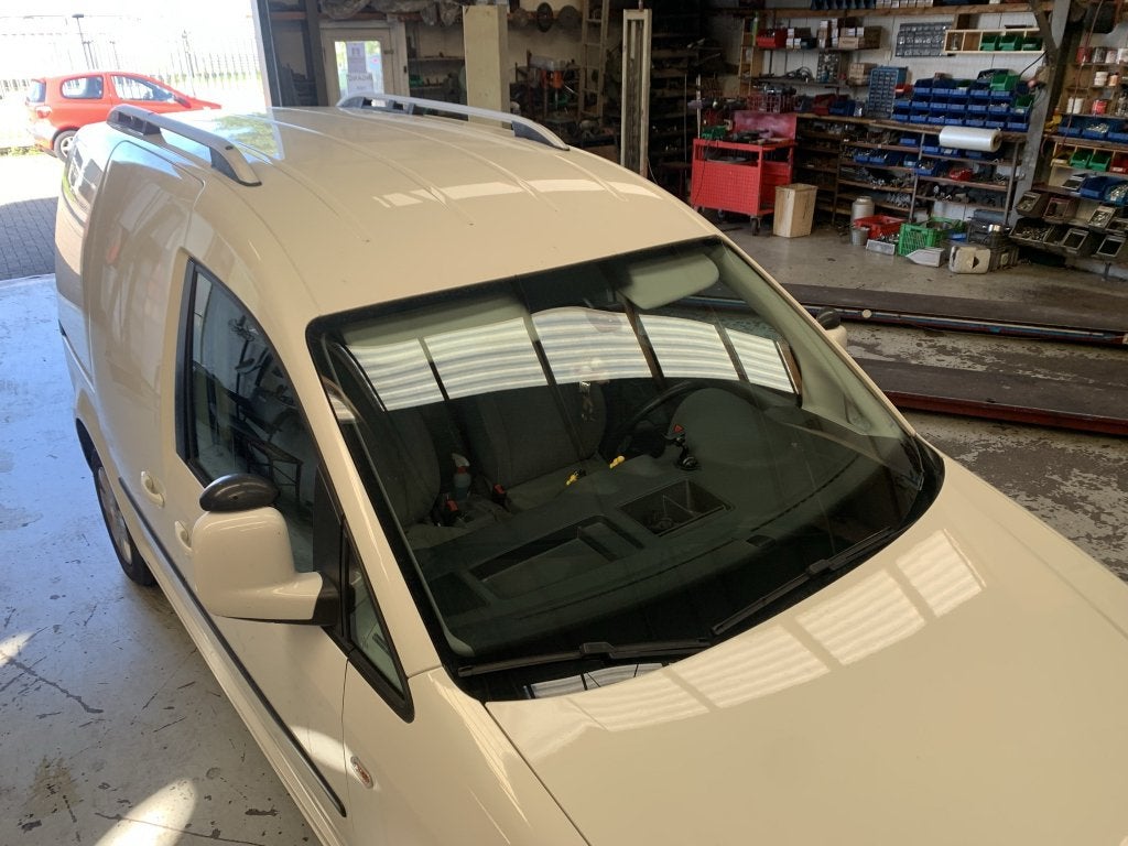 VW Caddy Dakrails gebogen aluminium, Auto diversen, Ophalen of Verzenden, Niet ingevuld, Niet ingevuld, Niet ingevuld