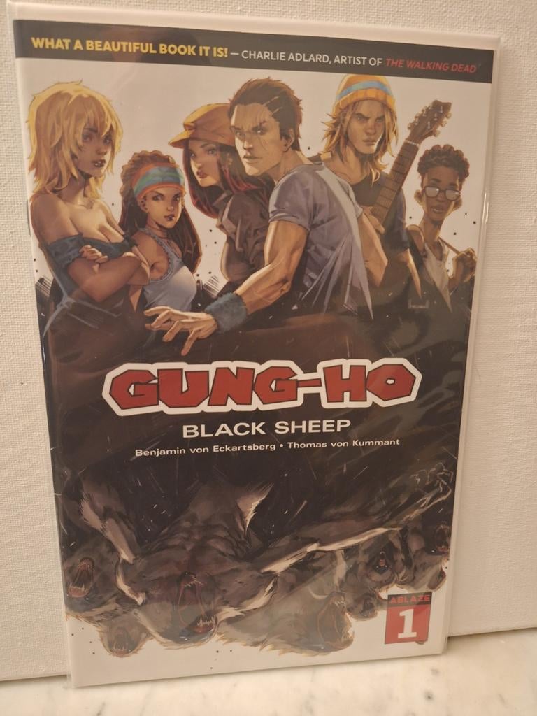 Gung-Ho: Black Sheep - Deel 1 (Stripboek), Boeken, Stripboeken, Zo goed als nieuw, Eén stripboek, Ophalen of Verzenden