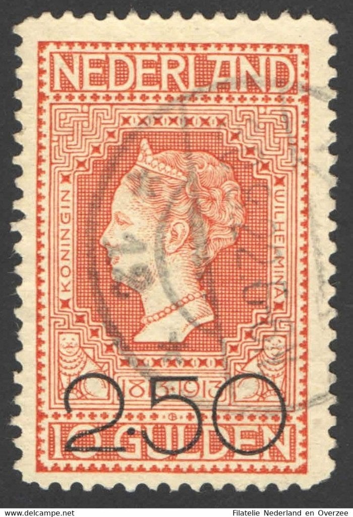 Nederland NVPH nr 105 gestempeld Opruimingsuitgifte 1920, Ophalen of Verzenden, T/m 1940, Gestempeld