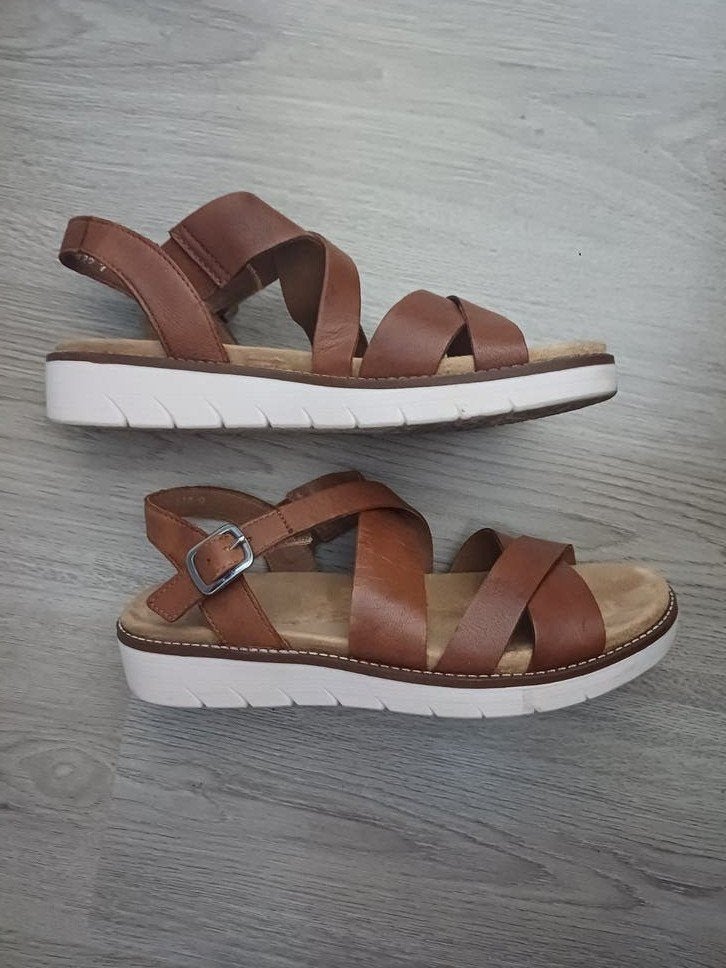 Sandalen Remonte maat 39, zgan, Ophalen of Verzenden, Zo goed als nieuw, Bruin, Overige merken
