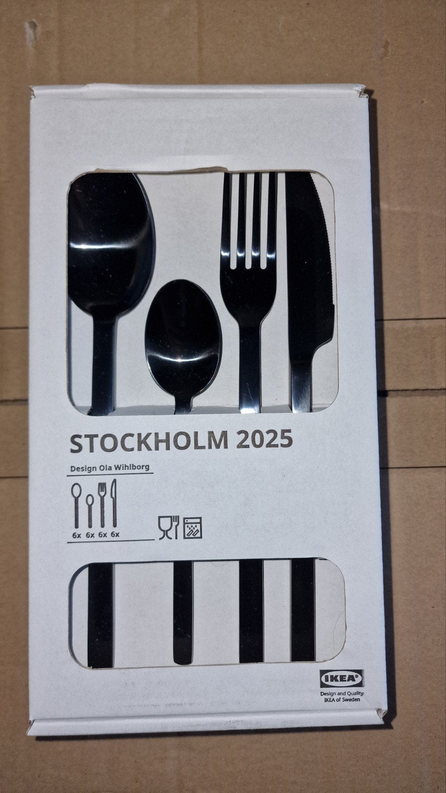Ikea Stockholm 2025 Bestekset, Huis en Inrichting, Keuken | Bestek, Bestekset, Ophalen of Verzenden, Rvs of Chroom, Nieuw