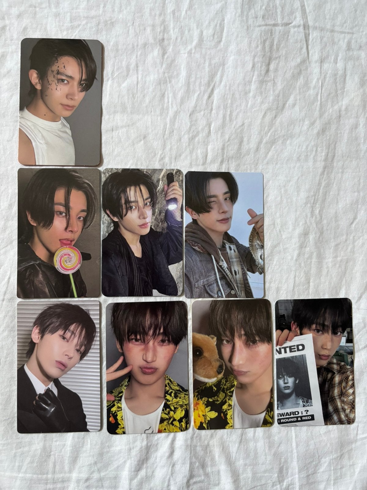 Kpop Enhypen album photocards - Heeseung, Jake en Sunoo, Ophalen of Verzenden, Zo goed als nieuw, Foto of Kaart