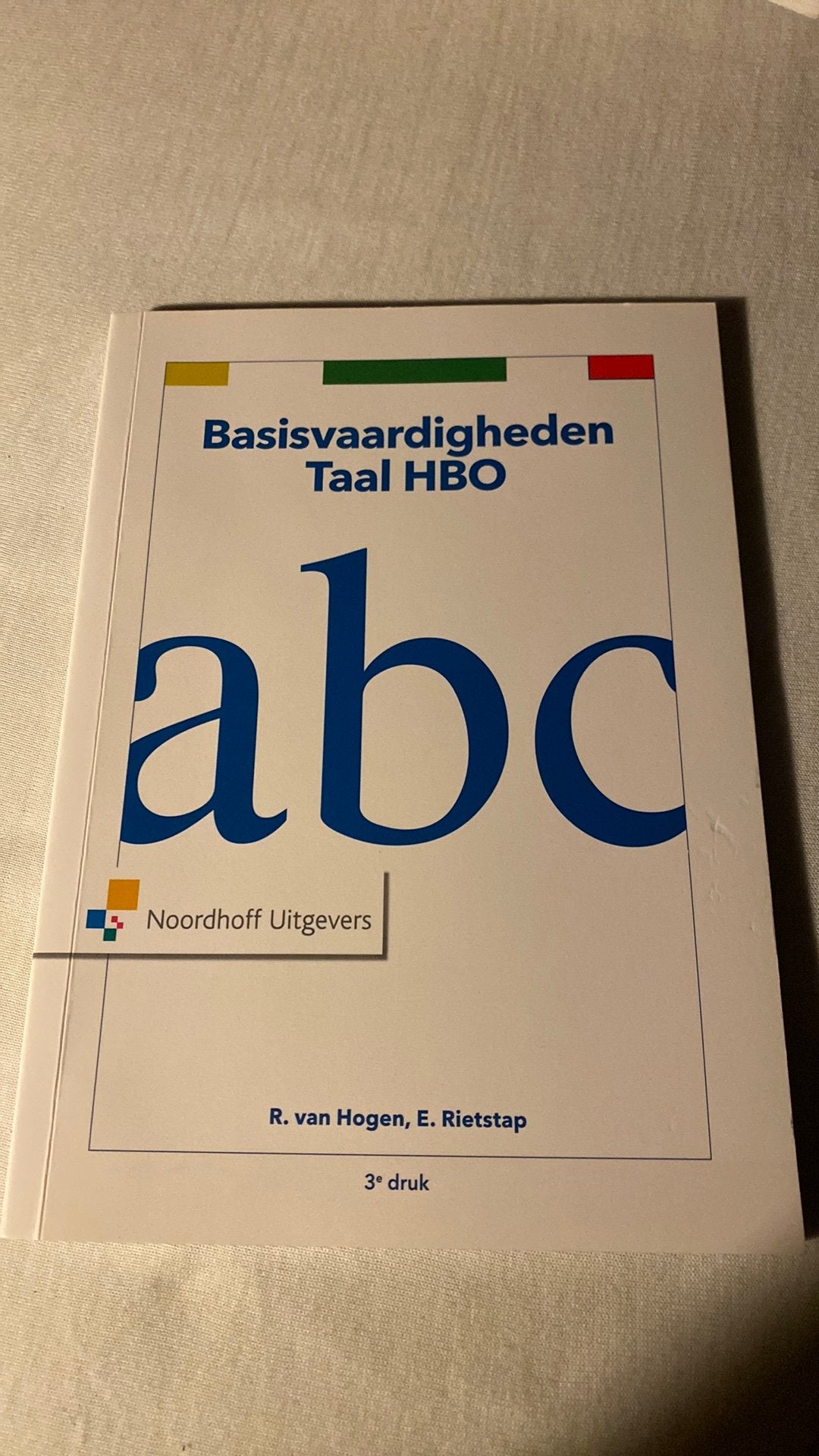 Basisvaardigheden Taal HBO, Zo goed als nieuw, Everdien Rietstap; Ron van Hogen, Alpha, HBO