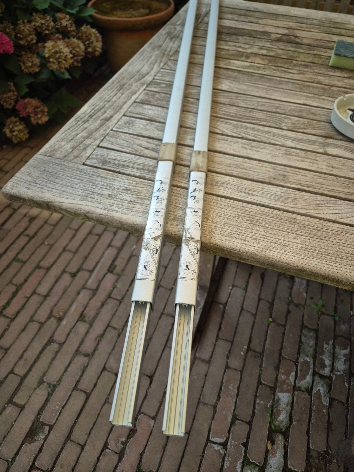 Domestic luifelpoten - Set van 2, Ophalen of Verzenden, Gebruikt