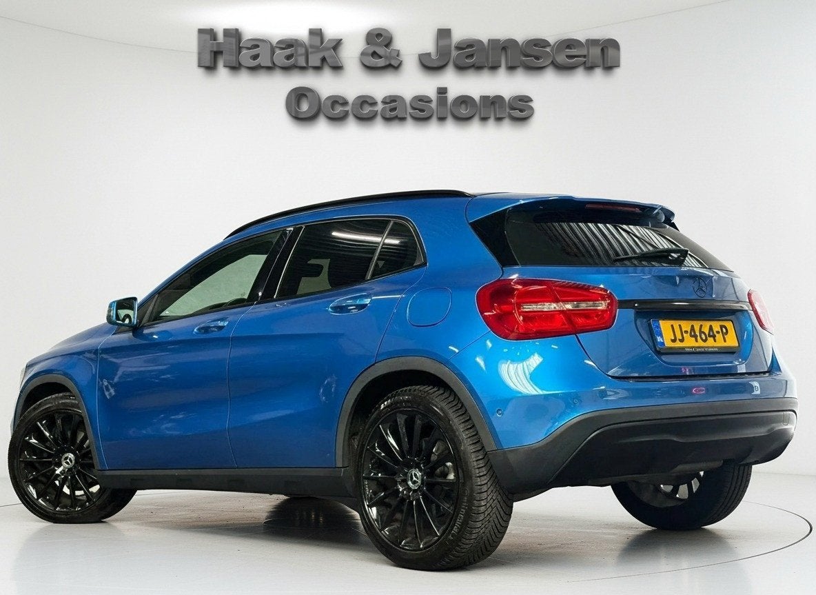 Mercedes-Benz GLA-klasse 180 d Lease Edition Automaat Navi, Auto's, Mercedes-Benz, Gebruikt, 4 cilinders, Blauw, Origineel Nederlands