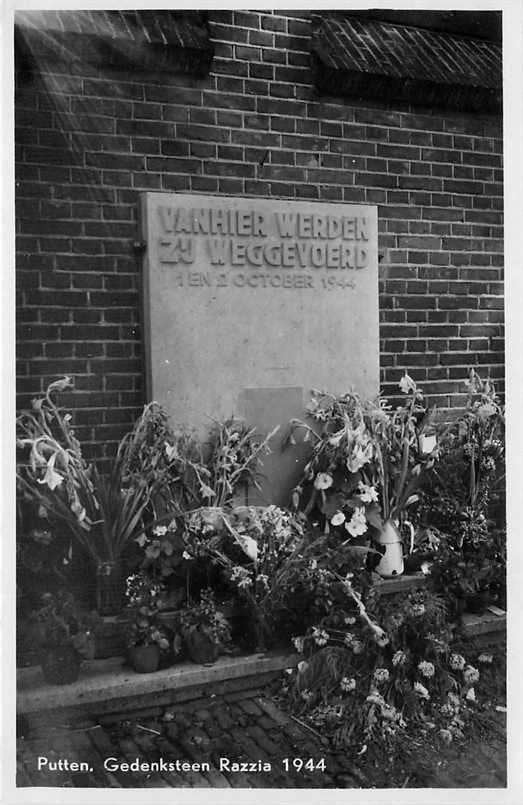 377-261-007 Putten Gedenksteen Razzia 1944, Verzenden, Voor 1920, Gelderland