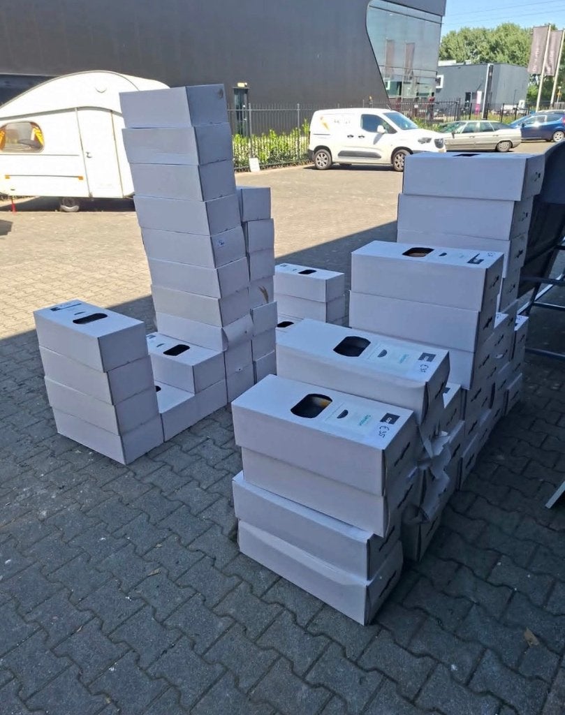 Trapmaantjes trapmatten traptrede, Ophalen, Nieuw, Minder dan 10 m², Crème