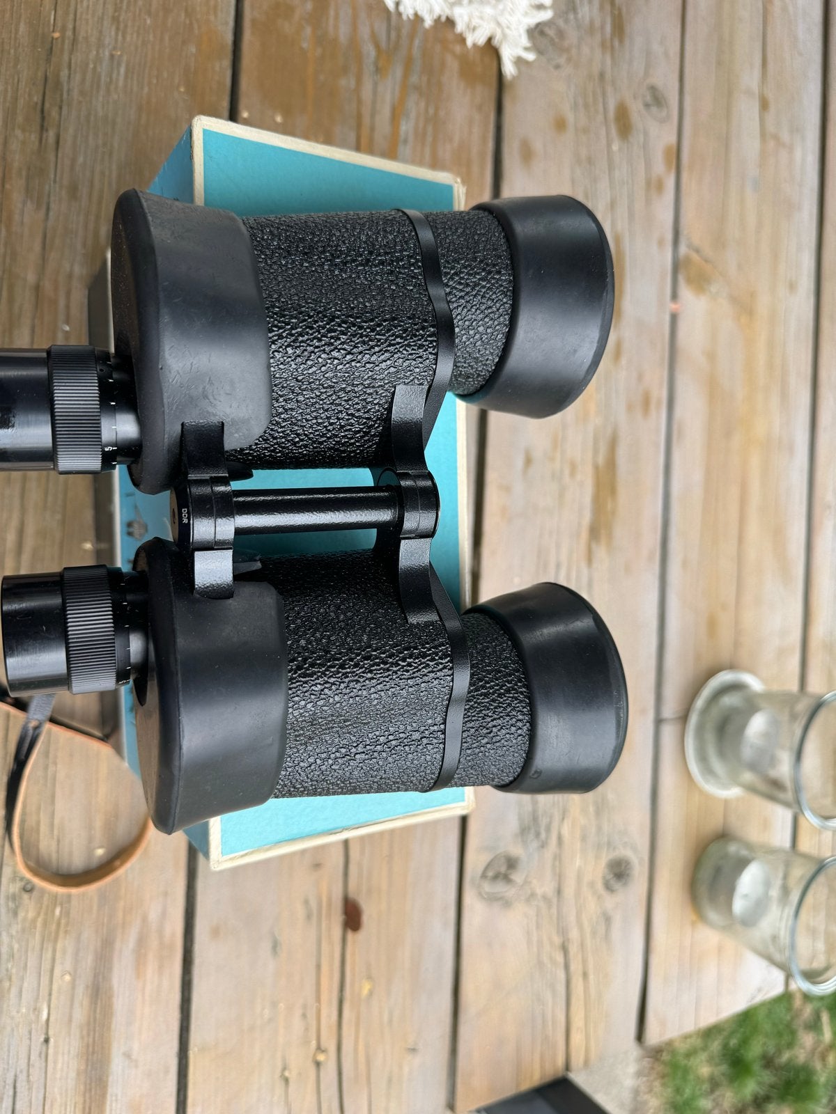 Carl Zeiss Jena Binoctar 7x50 verrekijker met doos, Gebruikt, Minder dan 8x, Met hoes of tas, Porro (met knik)