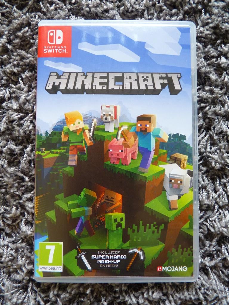 Minecraft Nintendo Switch 1&2, Spelcomputers en Games, 1 speler, Ophalen of Verzenden, Zo goed als nieuw, Strategie en Constructie