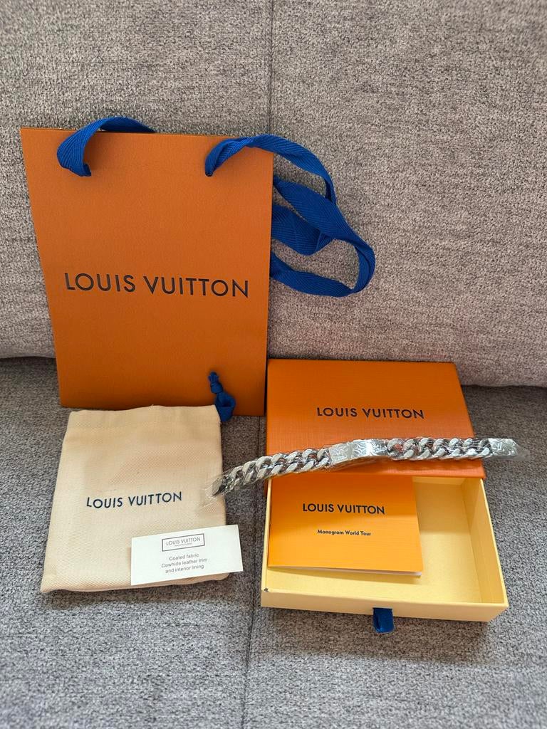 Louis Vuitton armband, Ophalen of Verzenden, Nieuw, Zilver, Overige materialen