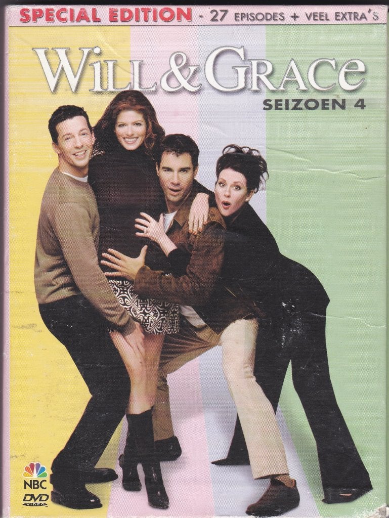 Will & Grace Seizoen 3-4-5, Engels, Alle leeftijden, Nederlands, Ophalen of Verzenden