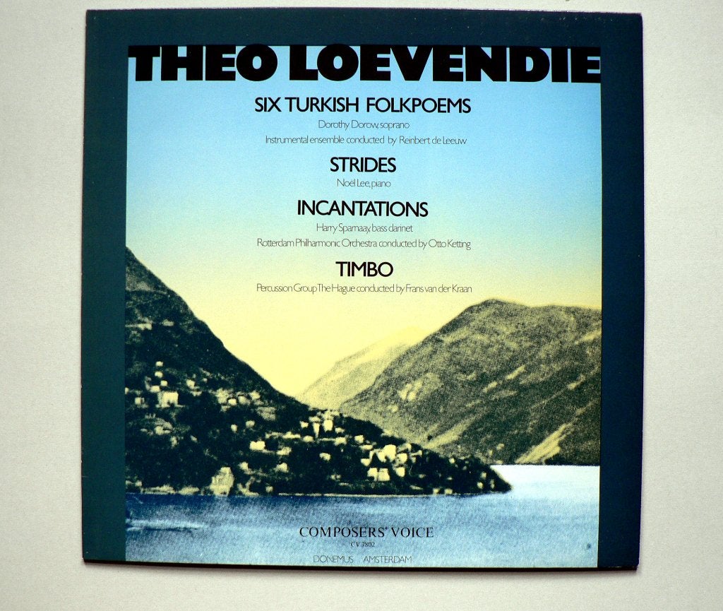 Theo Loevendie: Six Turkish Folkpoems - LP, LP, Kamermuziek, Modernisme tot heden, Ophalen of Verzenden