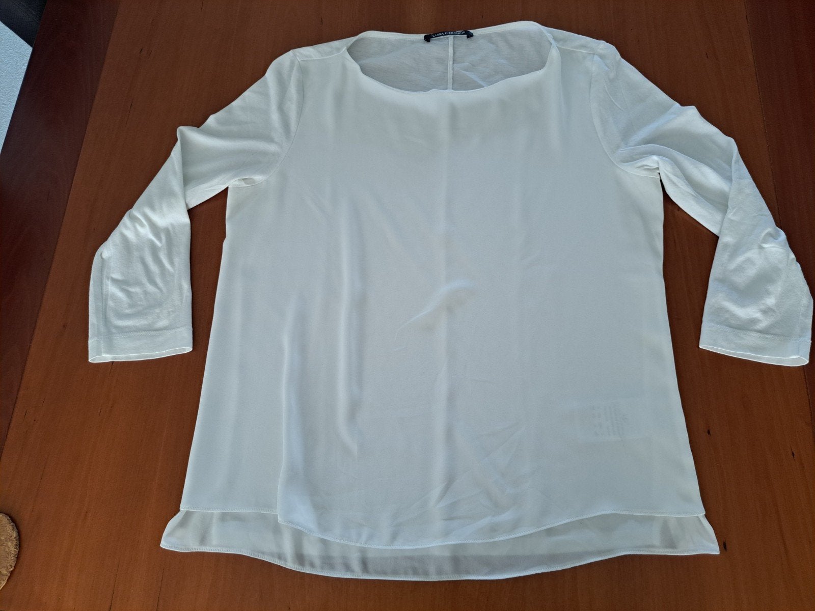 dubbeltop Louisa Cerano maat 42 wit, Wit, Maat 42/44 (L), Ophalen of Verzenden, Zo goed als nieuw