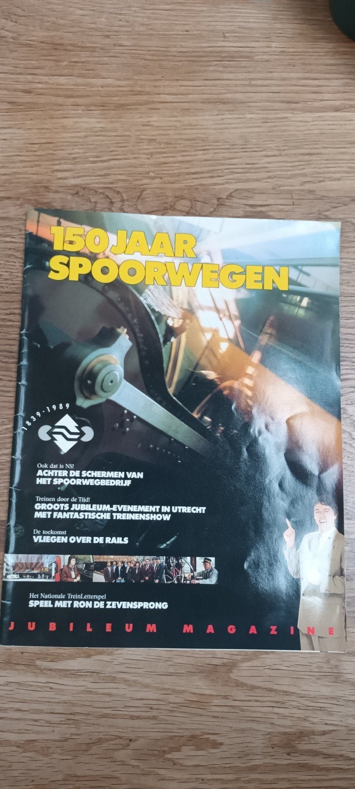 Jubileum Magazine: 150 Jaar Spoorwegen (1989), Ophalen of Verzenden, Gelezen, Overige typen