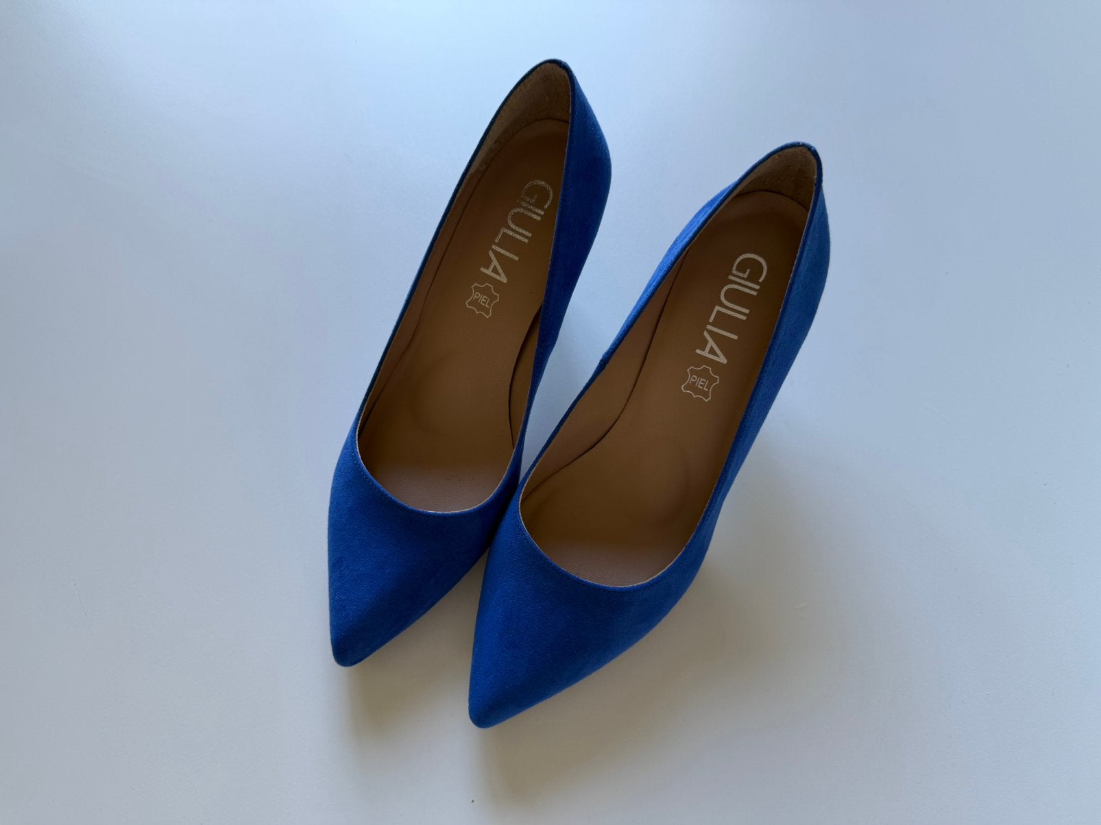 Blauwe pumps maat 35 Giulia, Ophalen of Verzenden, Zo goed als nieuw, Blauw