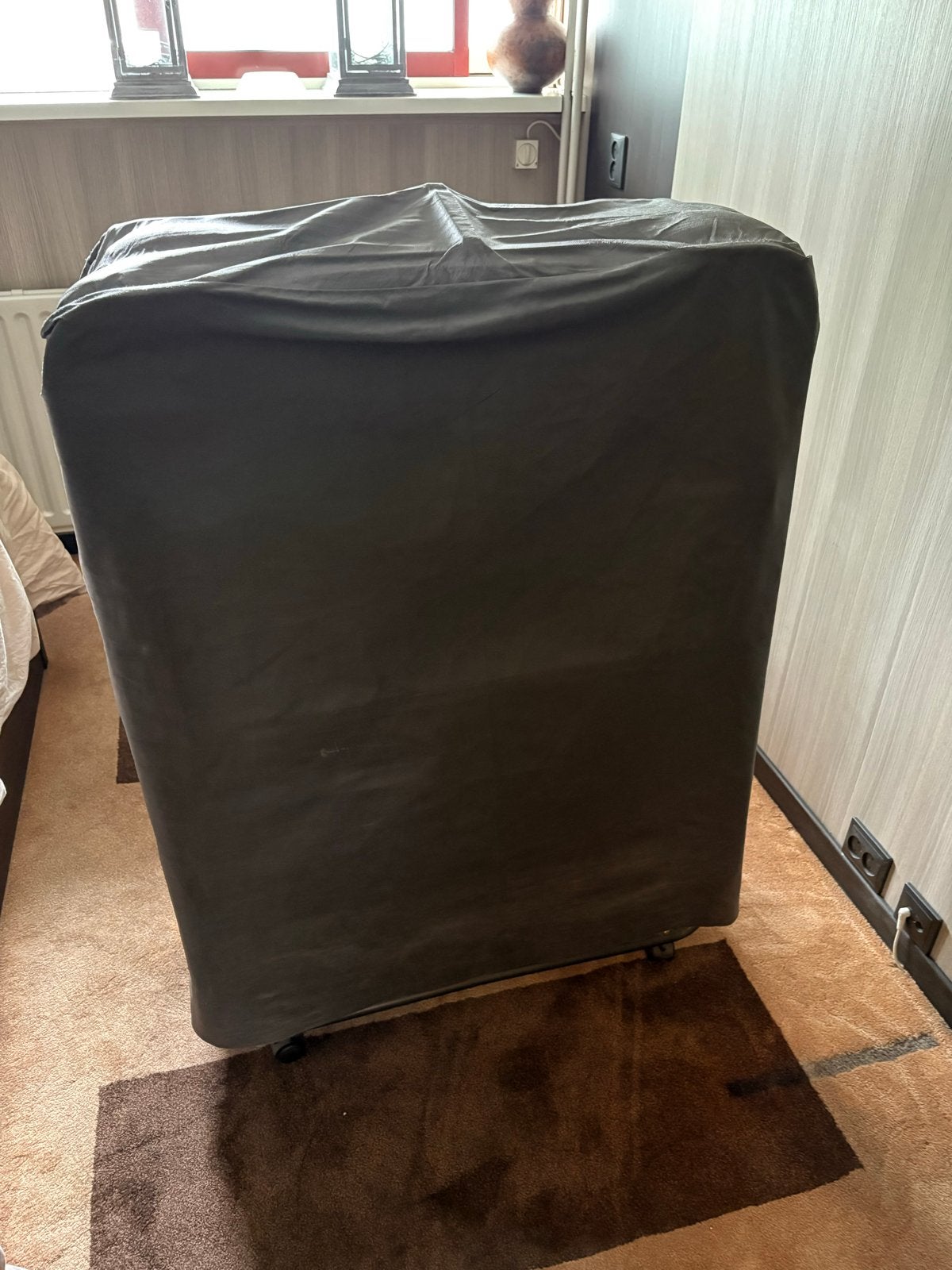 2x Opklapbaar logeerbed 190x80 cm met hoes, Huis en Inrichting, Slaapkamer | Bedden, Ophalen, Gebruikt, Eenpersoons, 190 cm of minder