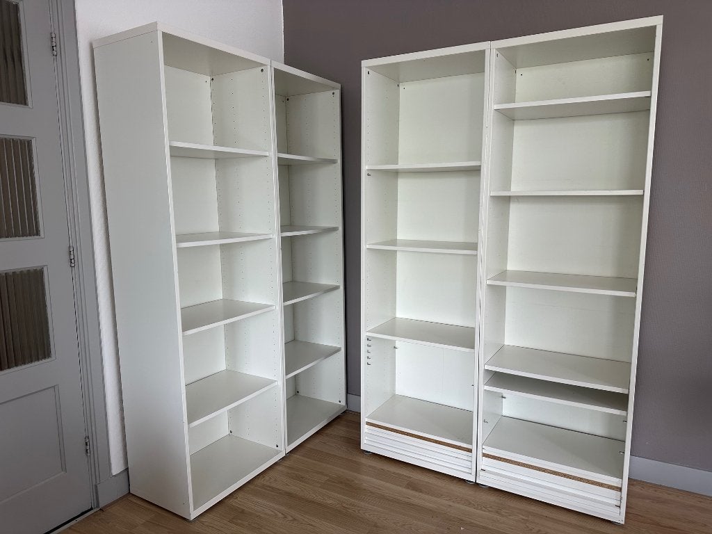 Billy kasten Ikea vier maal 60 x 192 x 39,5 cm, Ophalen, Met plank(en), Gebruikt, 50 tot 100 cm