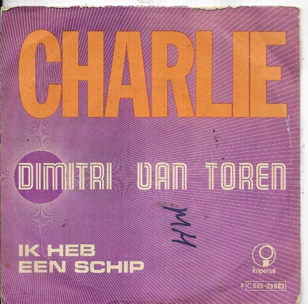 Dimitri van Toren-Charlie, Cd's en Dvd's, Gebruikt, 7 inch, Nederlandstalig, Fotohoes