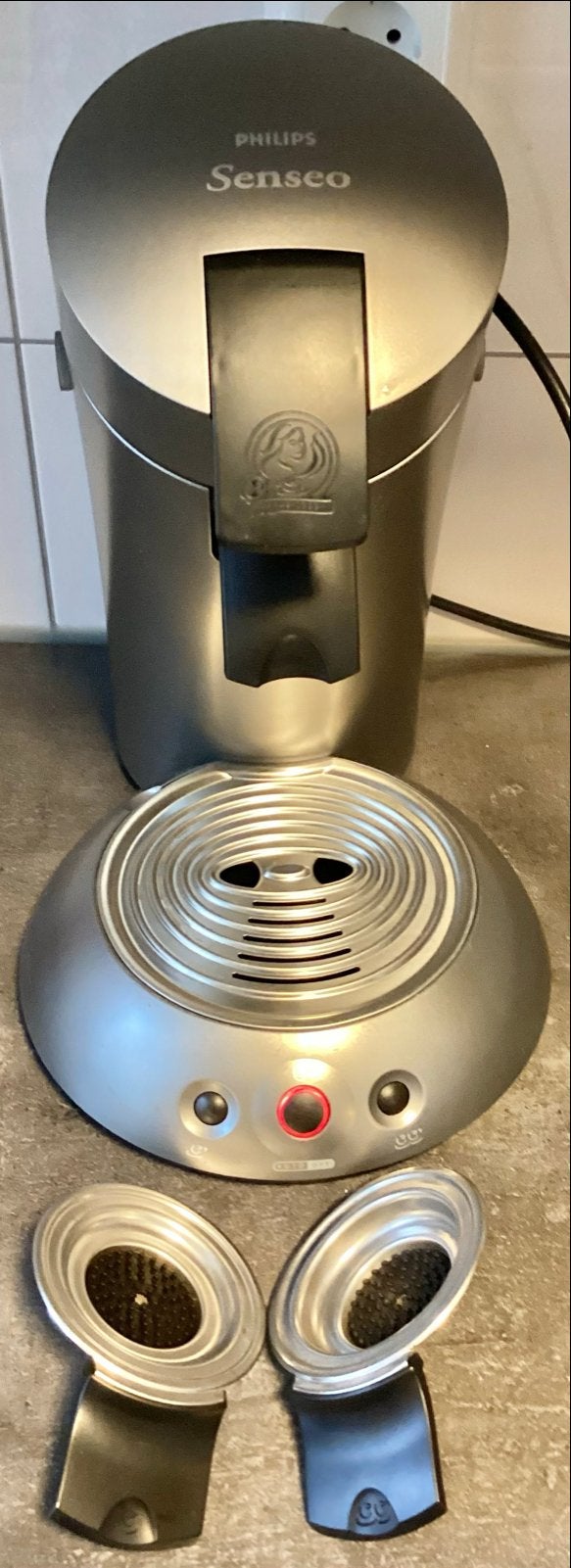 PHILIPS SENSEO HD 7812 KOFFIEZETAPPARAAT ZILVERGRIJS, Ophalen of Verzenden, Gebruikt
