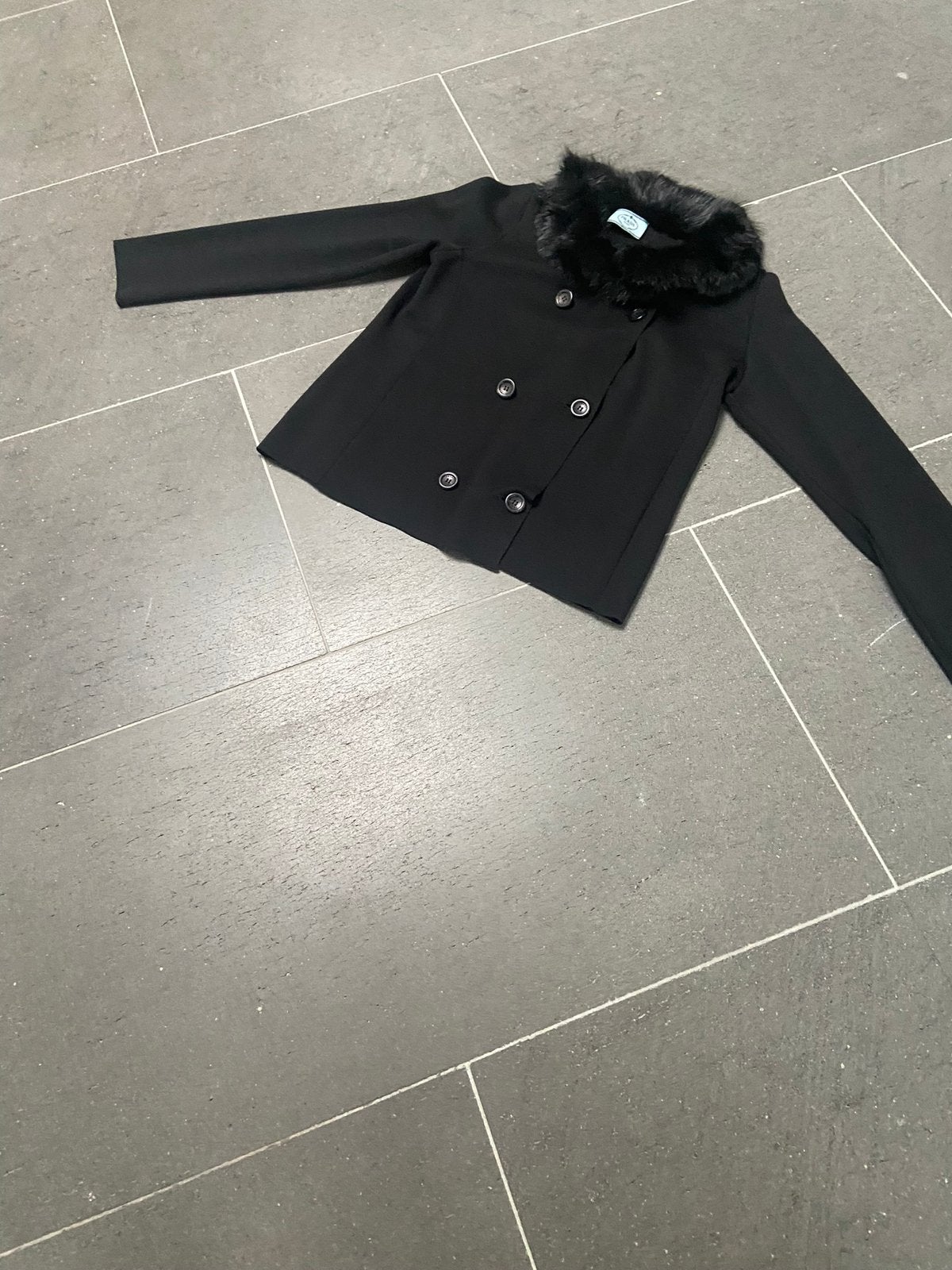 Prada vest.  Zgan., Kleding | Dames, Prada, Verzenden, Zwart, Maat 42/44 (L)