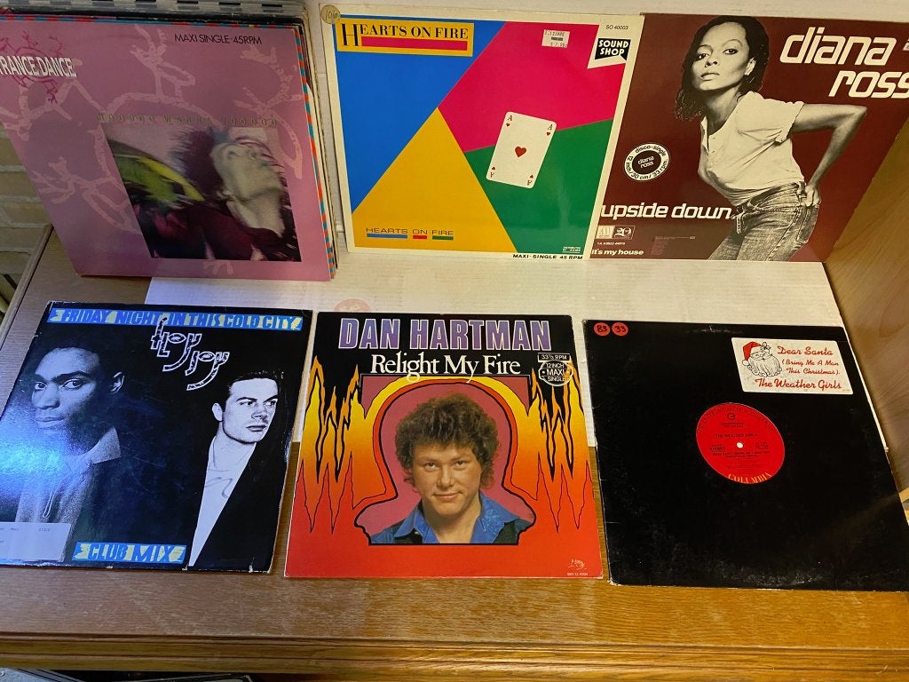 Verzameling 80's Maxisingels, Ophalen of Verzenden, Zo goed als nieuw, Inclusief binnenhoes, Pop