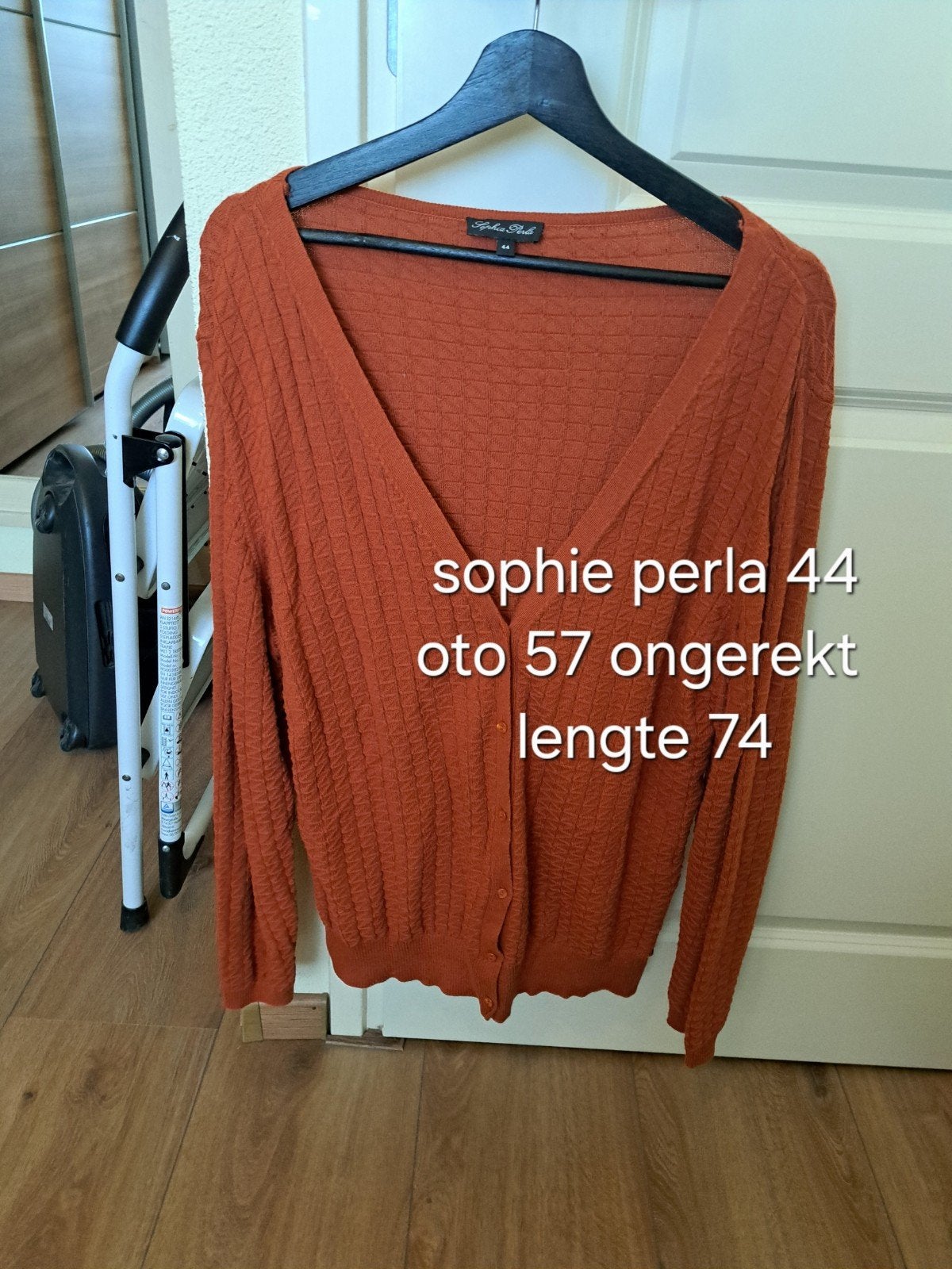 sophie perla vestje maat 44, Maat 46/48 (XL) of groter, Ophalen of Verzenden, Zo goed als nieuw, Lange mouw