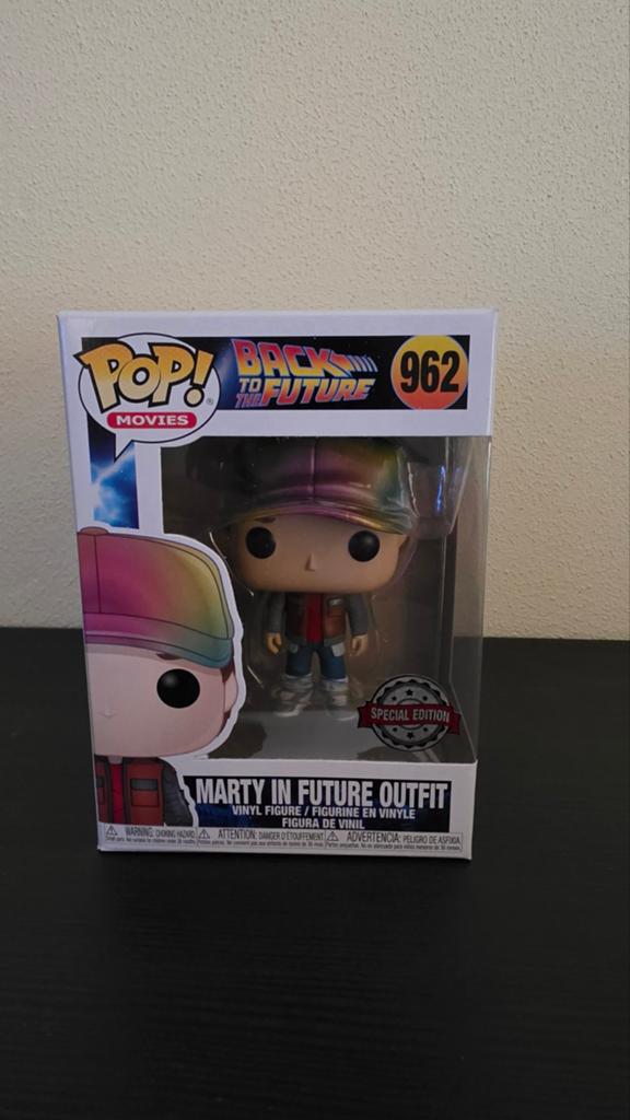 Funko pop Back to the future Marty in future outfit, Ophalen of Verzenden, Nieuw