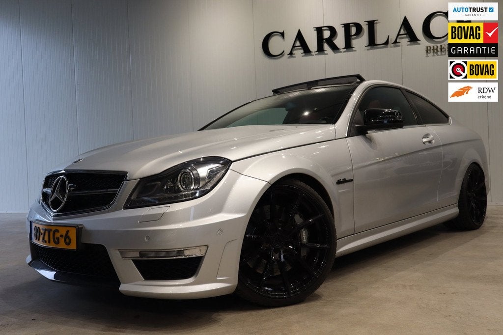 Mercedes-Benz C-klasse Coupé C63 AMG-Coupe-Panoramadak, Automaat, Euro 5, Achterwielaandrijving, 8 cilinders
