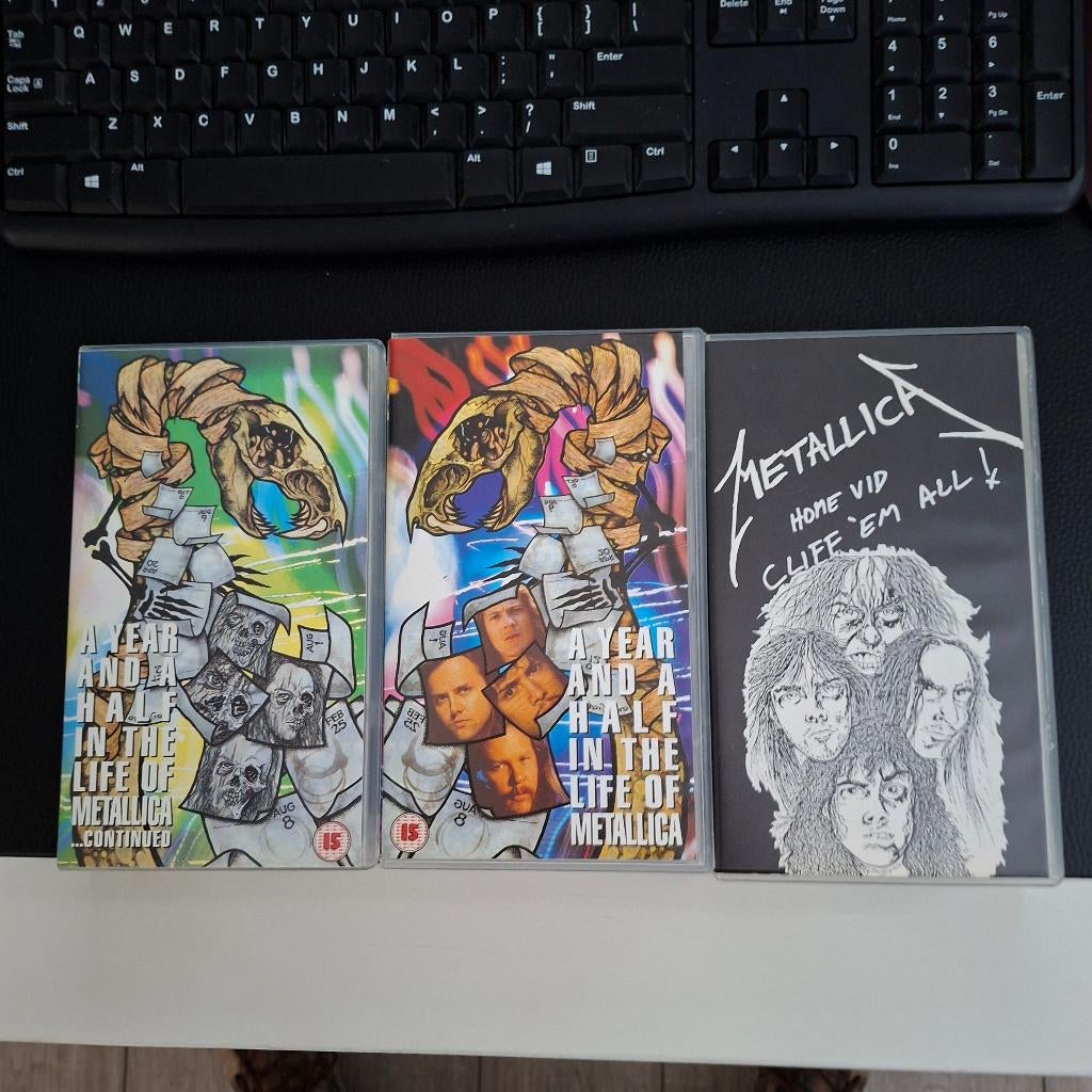 Metallica videobanden VHS, Alle leeftijden, Ophalen of Verzenden, Zo goed als nieuw, Muziek en Concerten